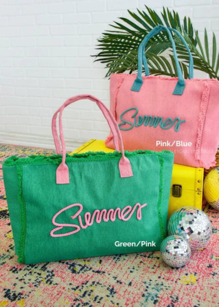 Summer Sewn Tote Bag