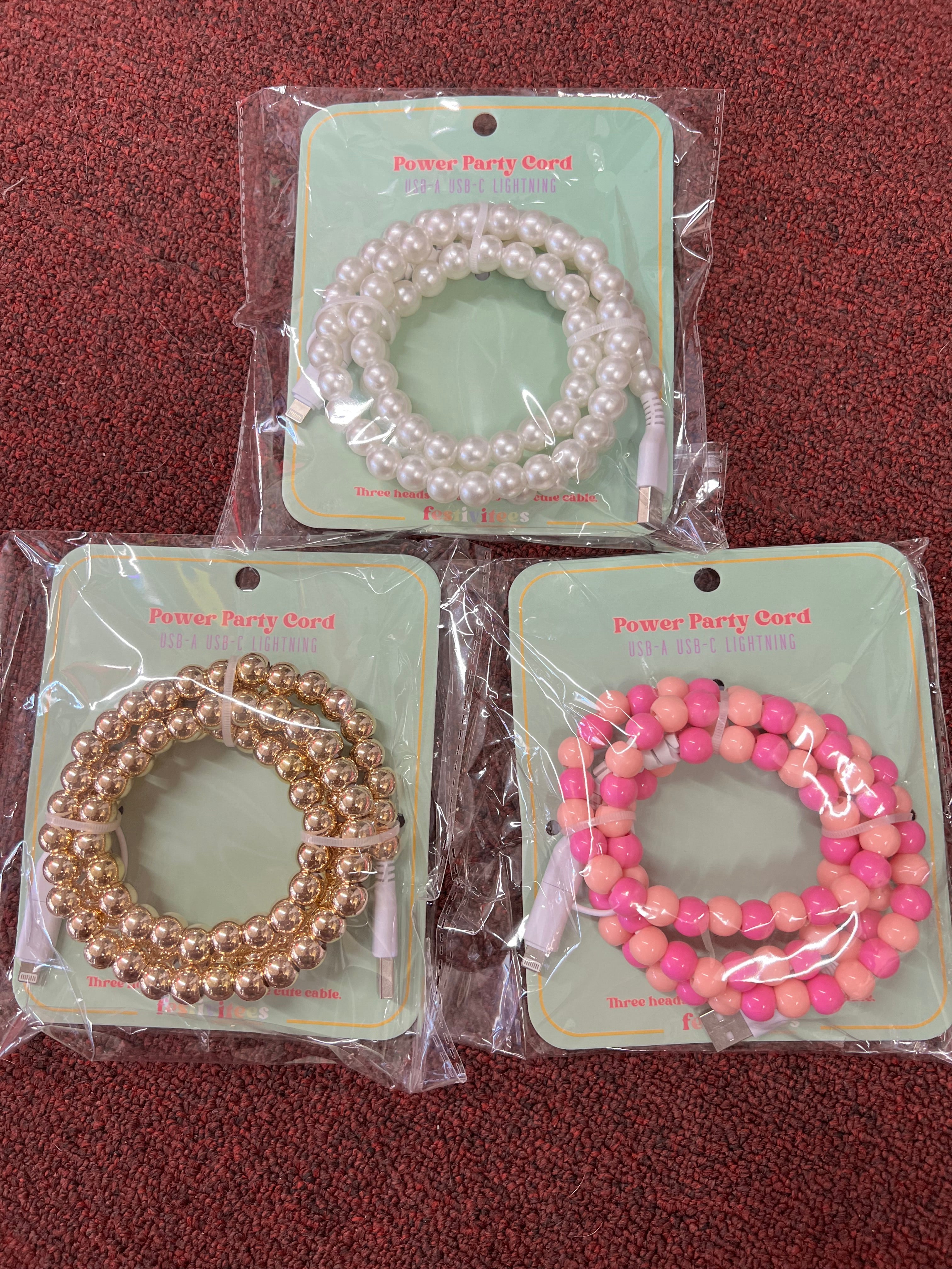 Lightning Beaded Phone Charger