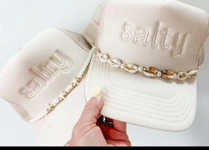 Cream Salty Trucker Hat