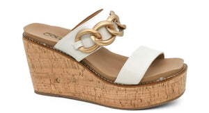 Ivory On Vacay Wedge