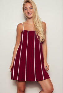 Burgundy Queen Dress