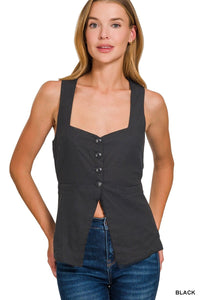 Lucy Linen Top