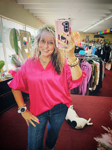 Satin Sass Top