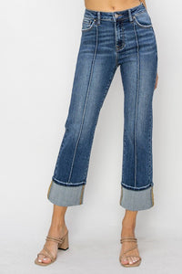 Risen HR Straight Cuff Jeans