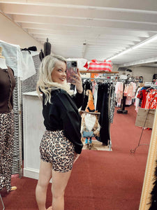 Leopard Biker Shorts