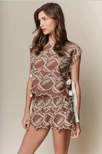 Football Scalloped Set