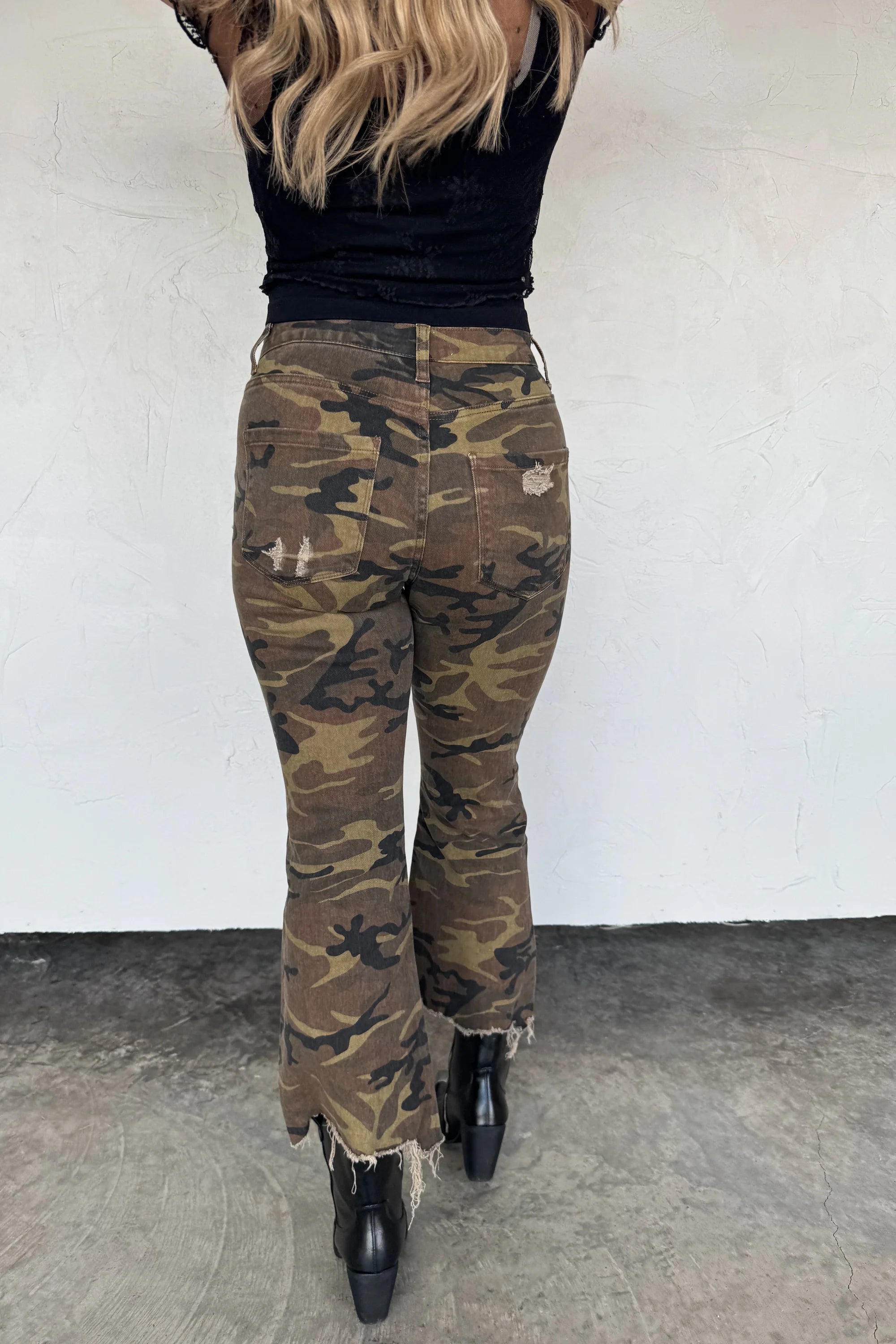 Urban Camo Distressed Jeans