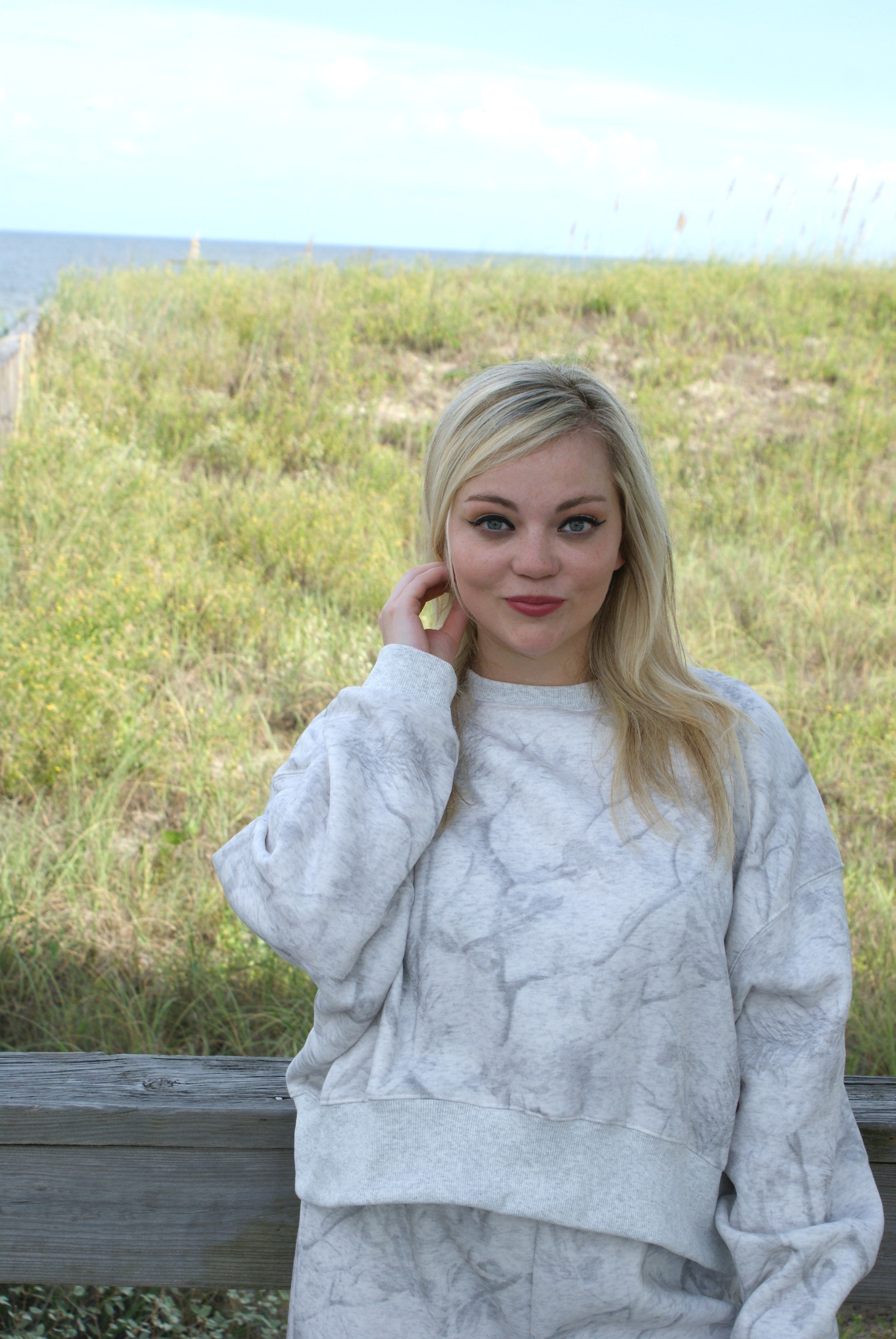 Grey Camo Sweatshirt