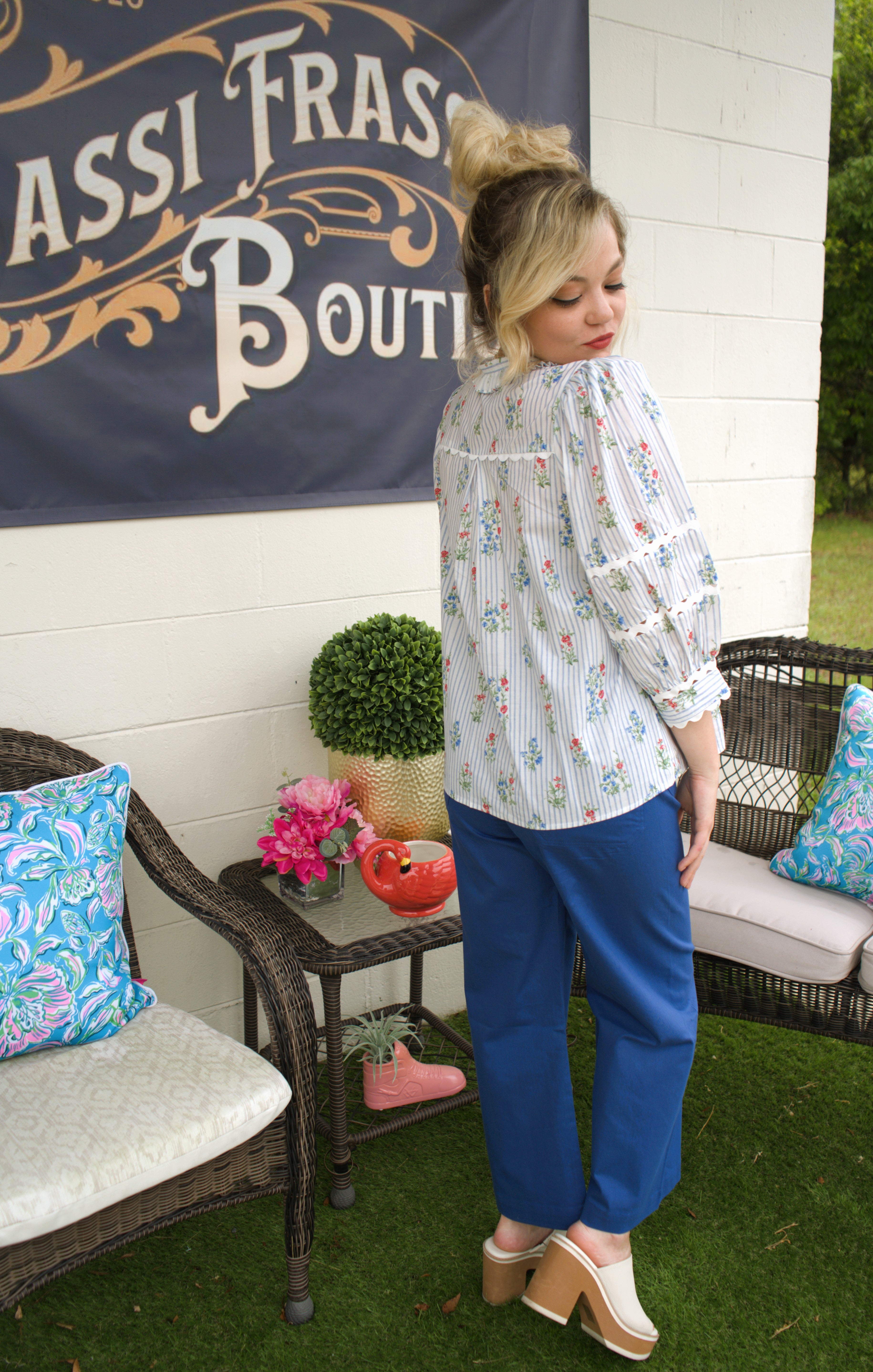 Elizabeth Floral Top