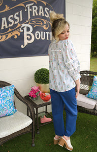 Elizabeth Floral Top
