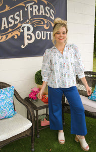 Elizabeth Floral Top
