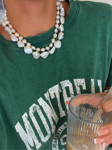 Glam Pearl Necklace