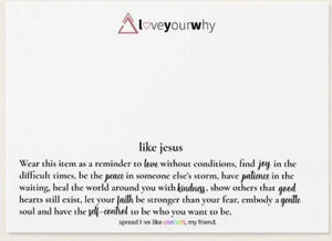 Jesus Dangling Pearl Cross Earrings One Size Fits
