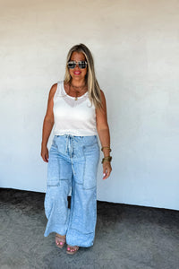 Plus Jovie Tie Waist Jeans
