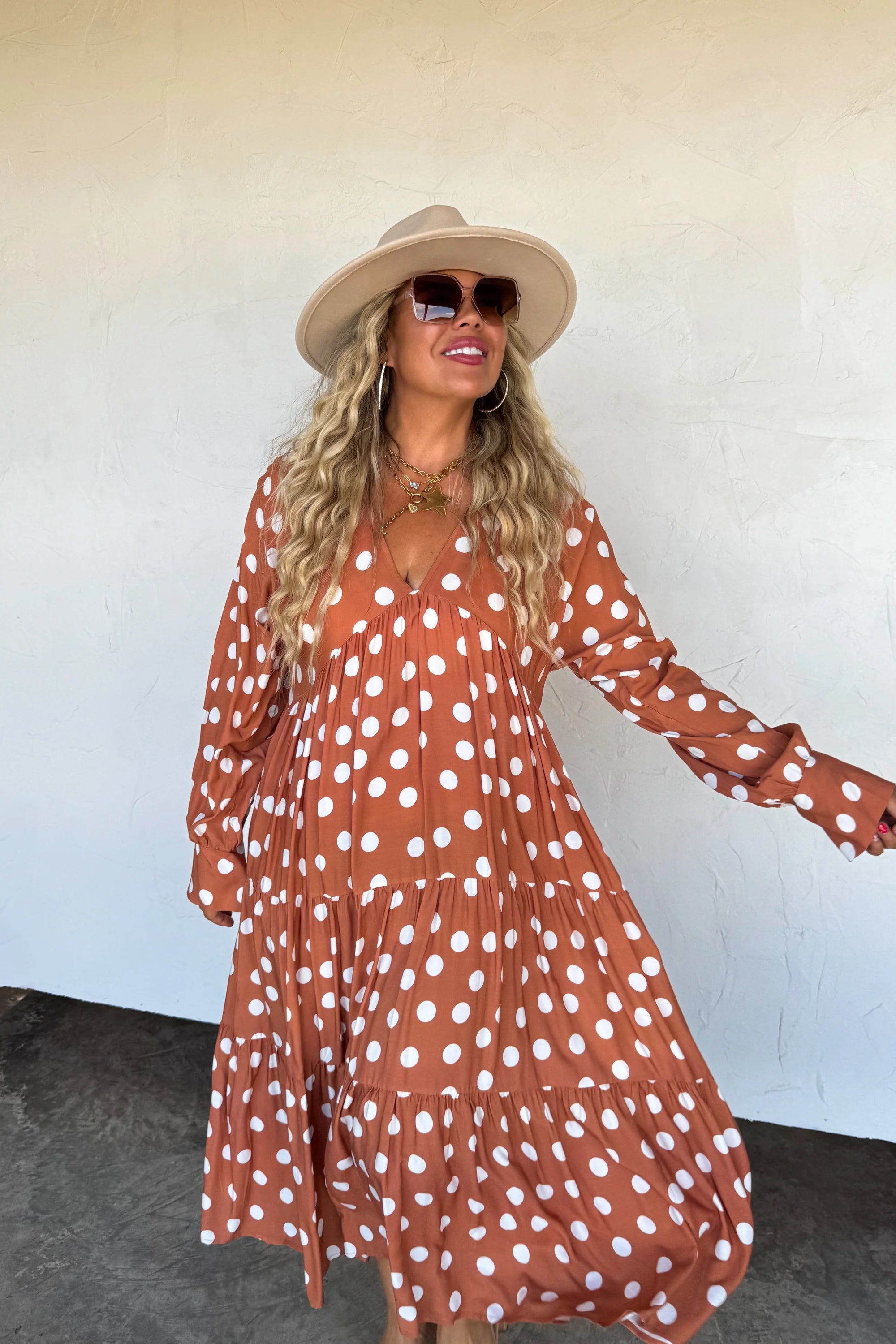 Kora Polka Dot Dress