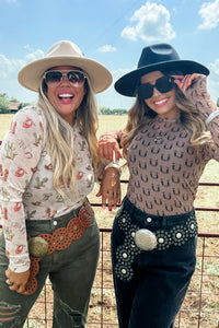 Boots & Blooms Mesh Tops