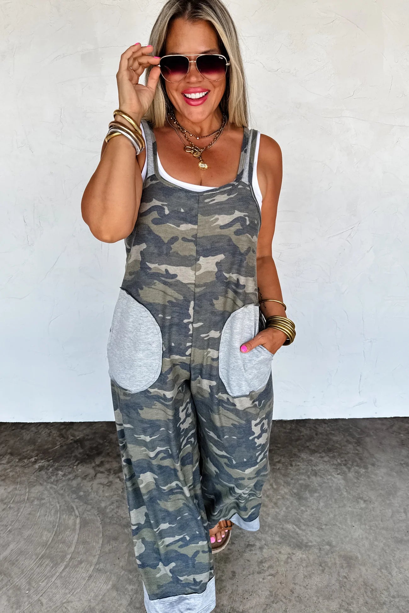 Ricki Camo Romper