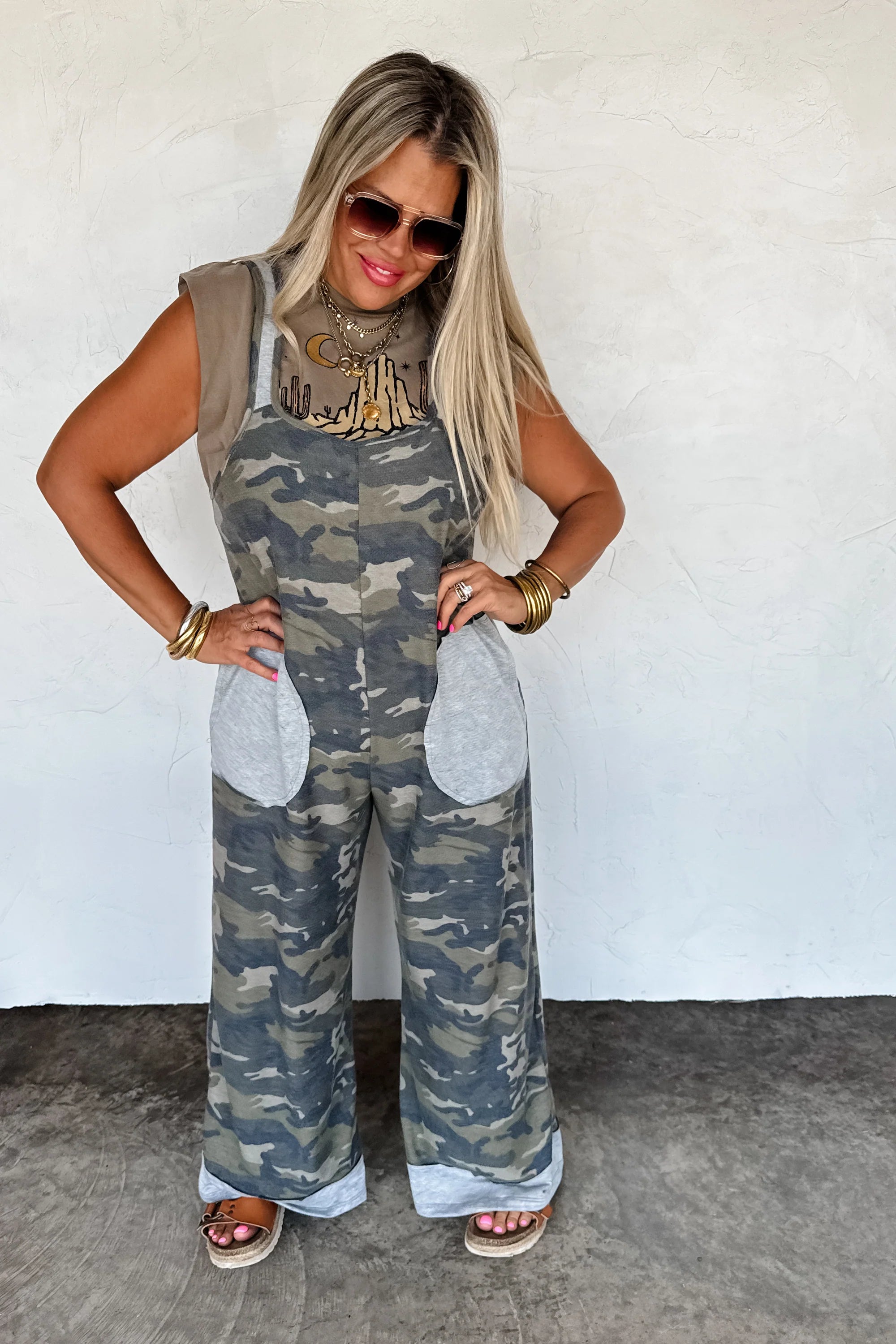 Ricki Camo Romper