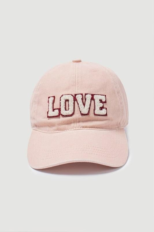Dusty Pink LOVE Hat