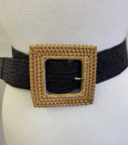 Black Wool Belt