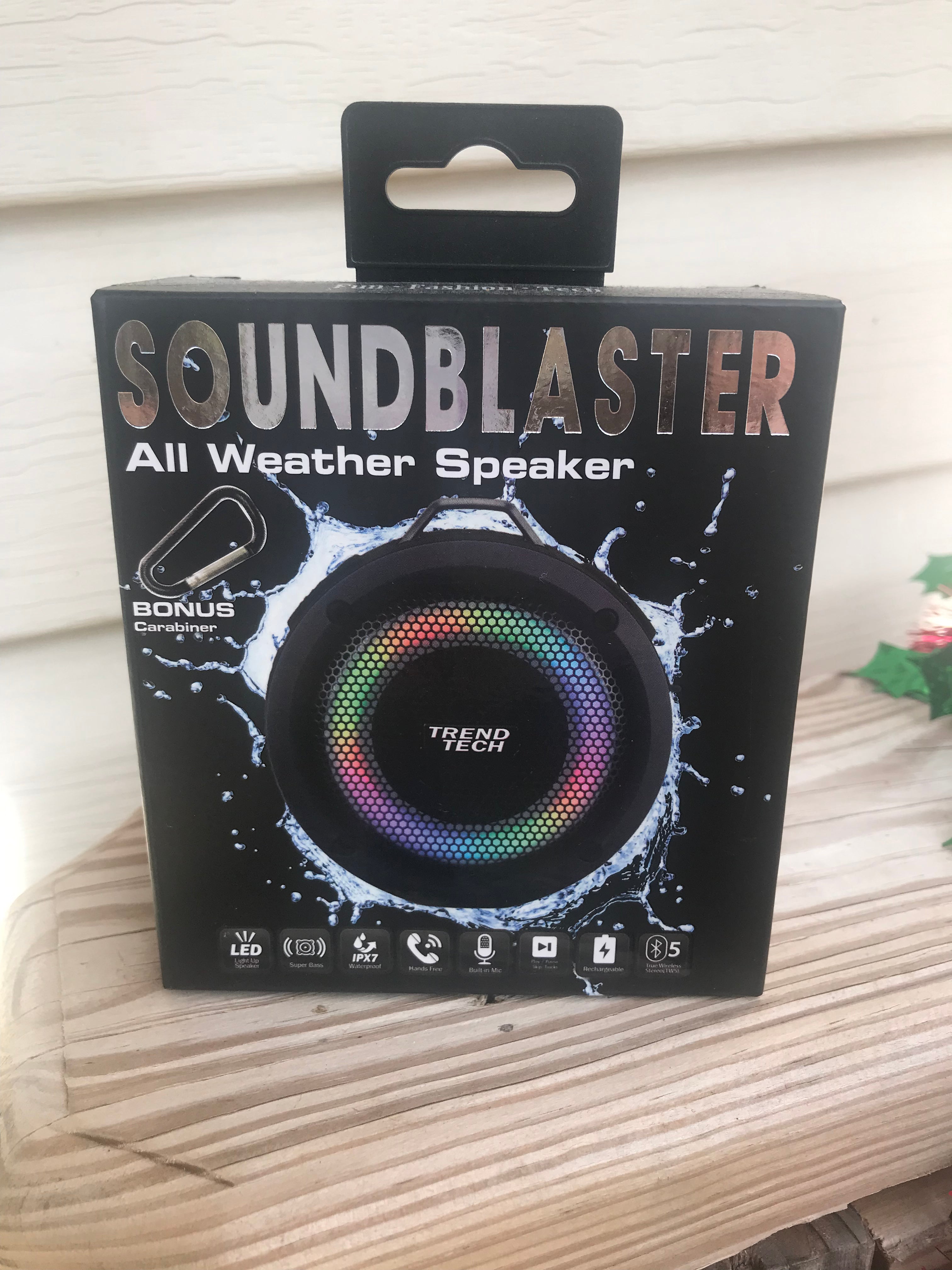 Black SoundBlaster All Weather Speaker