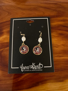 FSU Pearl Earrings