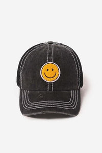 Black SMILEY Hat