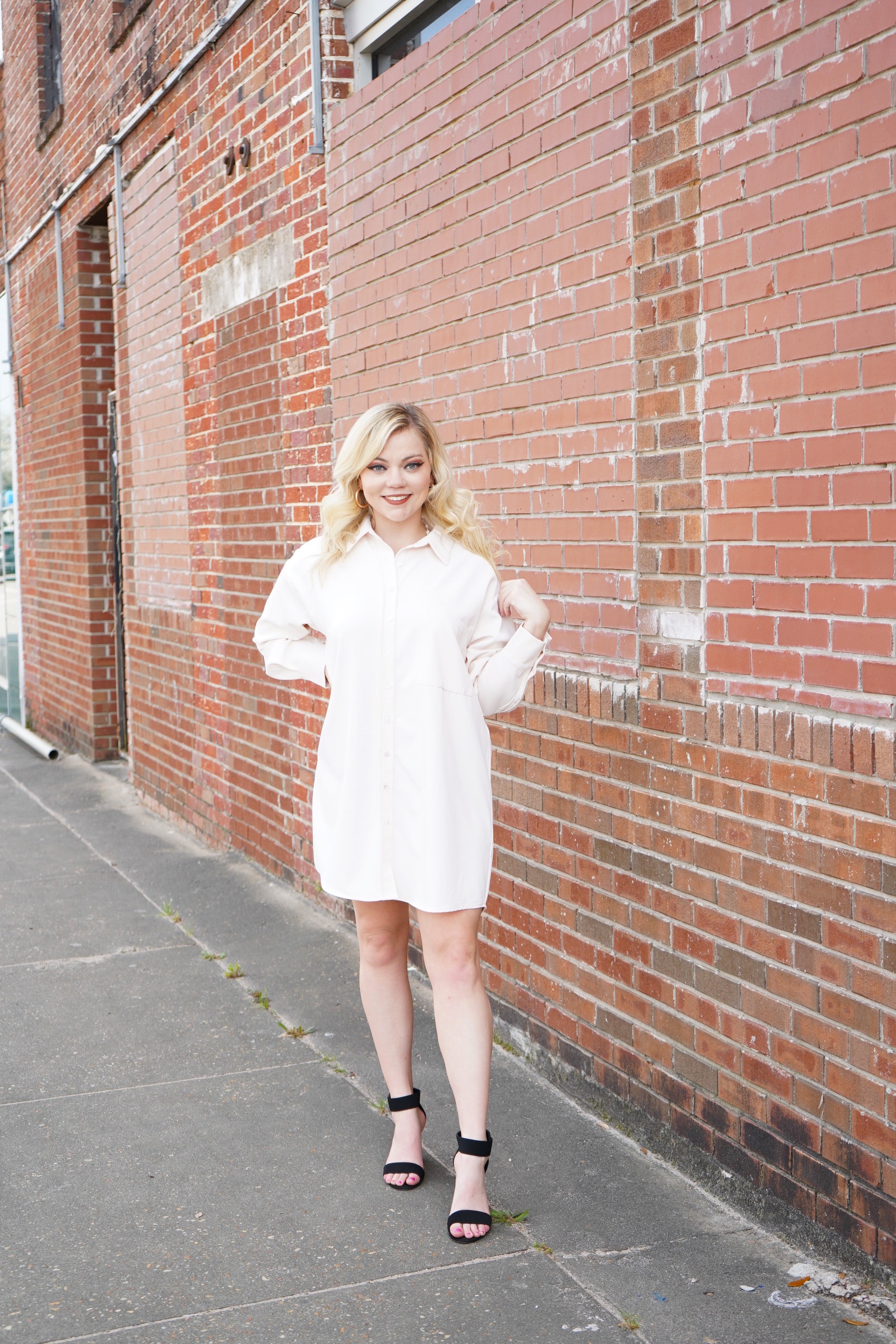 She's Classy Button Down Dress