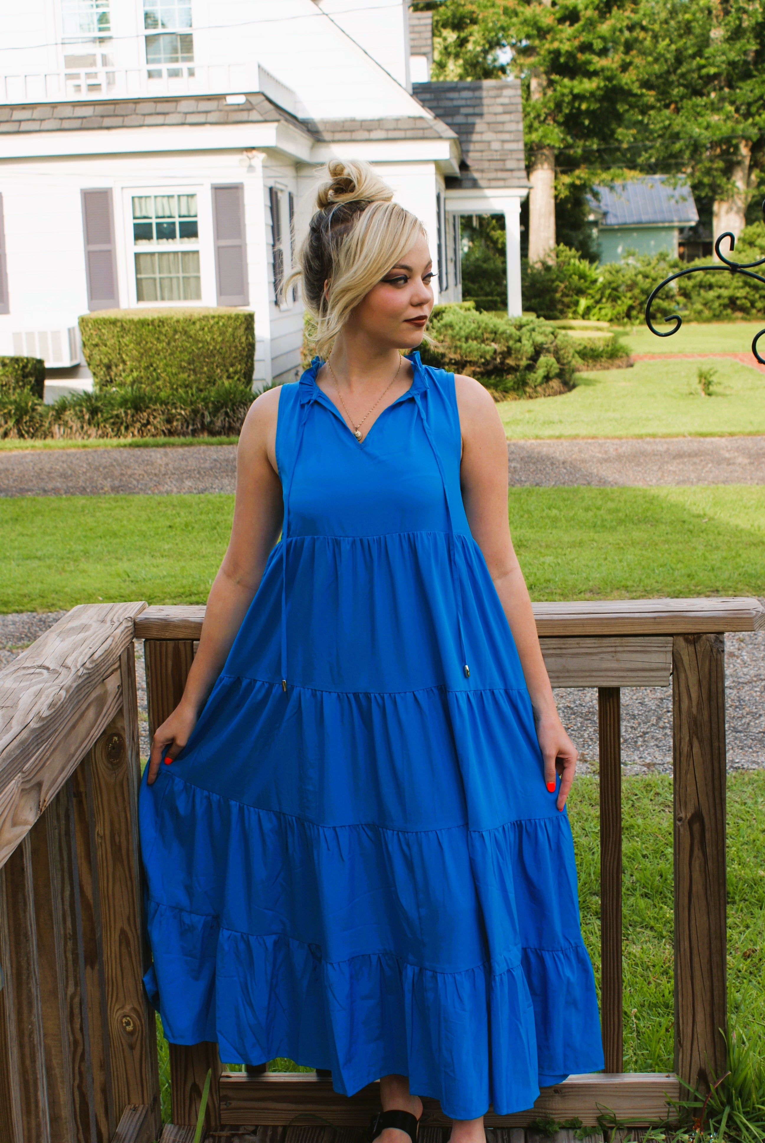 Southern Sass Blue Dress