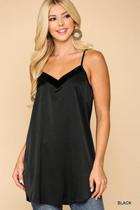 Black Velvet Cami